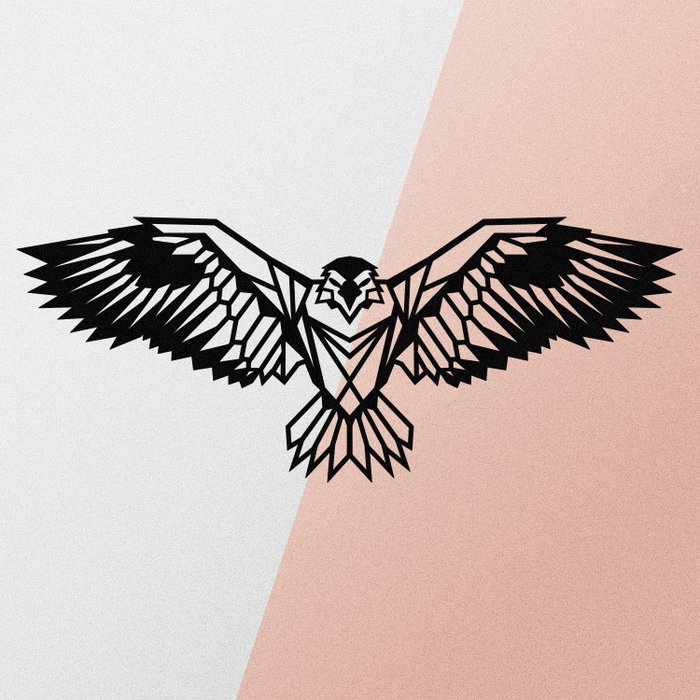 Wallity Eagle3 Metal Decor Escultura de Pared Negra Wallity Eagle3 Metal Decor Escultura de Pared Negra